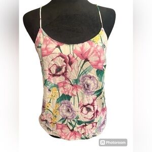 Victoria’s Secret Floral Satin Cami small/medium
